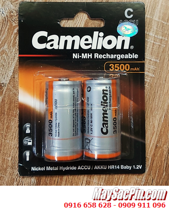 Camelion NH-C3500BP2/HR14, Pin sạc trung C 1.2v Camelion NH-C3500BP2 chính hãng /Loại vỉ 2viên